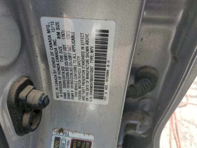 2HKRM3H78GH510267 2016 Honda Cr-V Exl