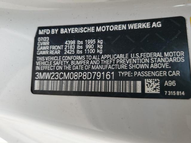 VIN 3MW23CM08P8D79161 2023 BMW 2 Series, 230I no.12