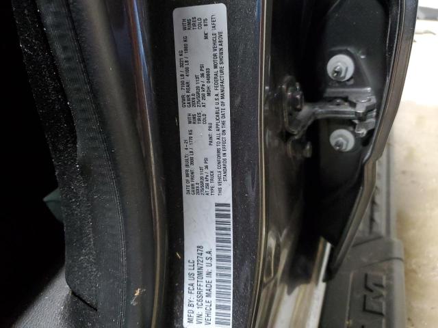 2021 Ram 1500 Big Horn/Lone Star VIN: 1C6SRFFT0MN727478 Lot: 61606044