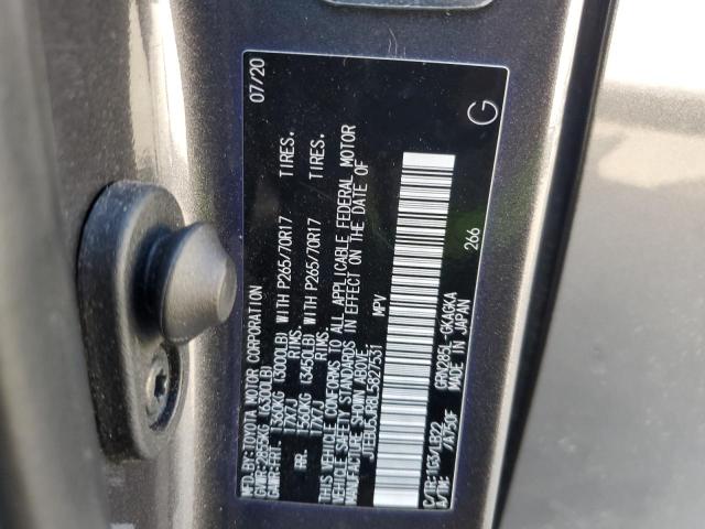 2020 TOYOTA 4RUNNER SR - JTEBU5JR8L5827531