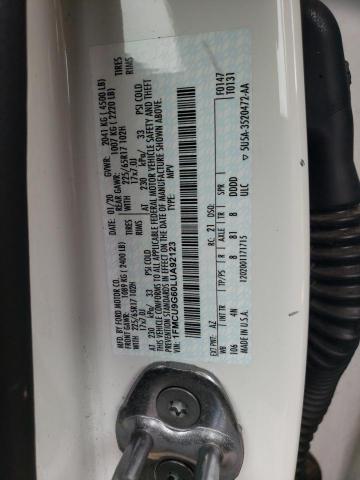 2020 FORD ESCAPE SE - 1FMCU9G60LUA92123