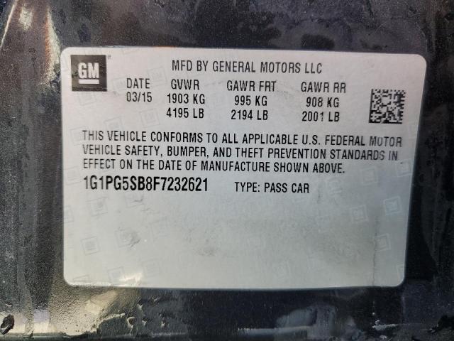 2015 CHEVROLET CRUZE LTZ - 1G1PG5SB8F7232621