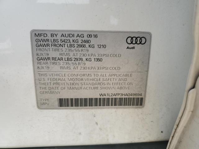 VIN WA1L2AFP3HA049694 2017 Audi Q5, Premium Plus no.12