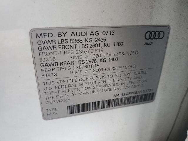 VIN WA1LFAFP6EA018701 2014 Audi Q5, Premium Plus no.13