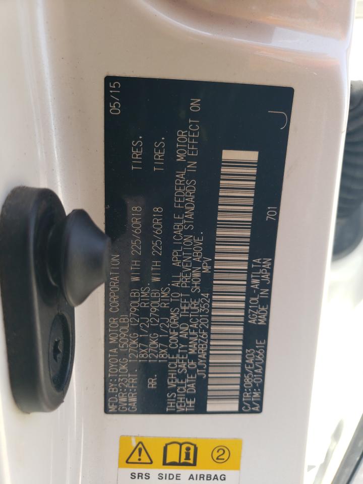 JTJYARBZ6F2013524 2015 Lexus Nx 200T