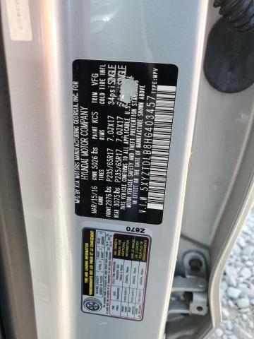 2017 HYUNDAI SANTA FE S - 5XYZTDLB8HG403457
