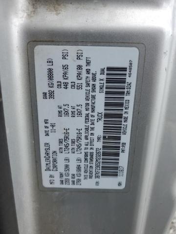 2002 Dodge Ram 2500 VIN: 3B7KF23652M232872 Lot: 61403964