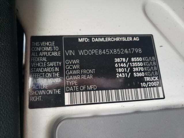 2008 Dodge Sprinter 2500 VIN: WD0PE845X85241798 Lot: 60103594