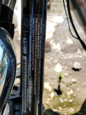 2012 HARLEY-DAVIDSON FLSTC HERI 1HD1BWV18CB011144