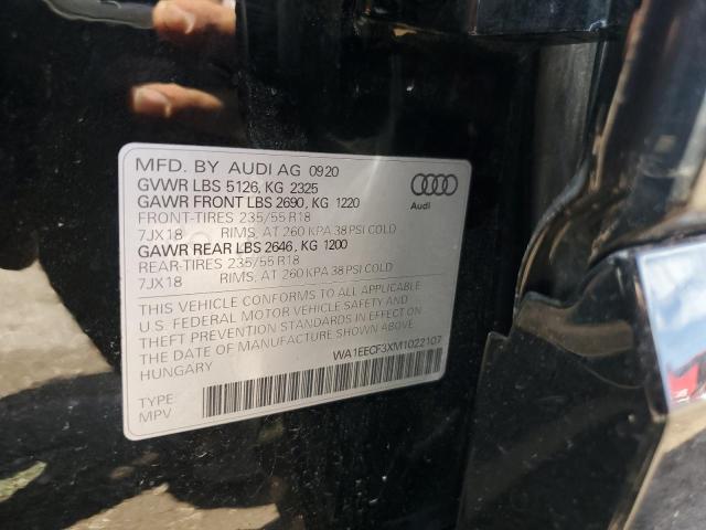 WA1EECF3XM1022107 Audi Q3 PREMIUM 12