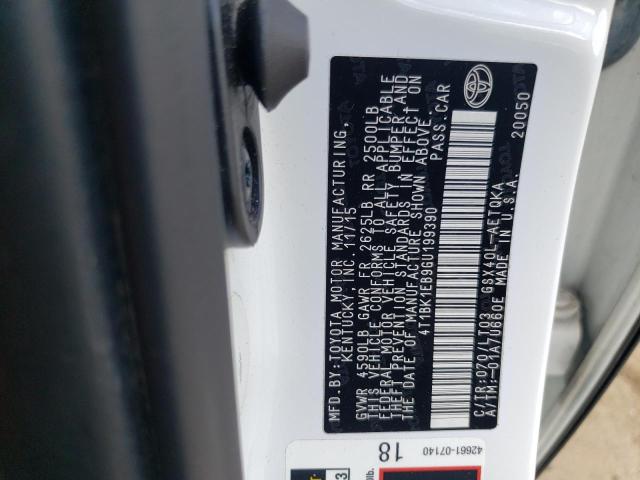 2016 Toyota Avalon Xle VIN: 4T1BK1EB9GU199390 Lot: 63208834