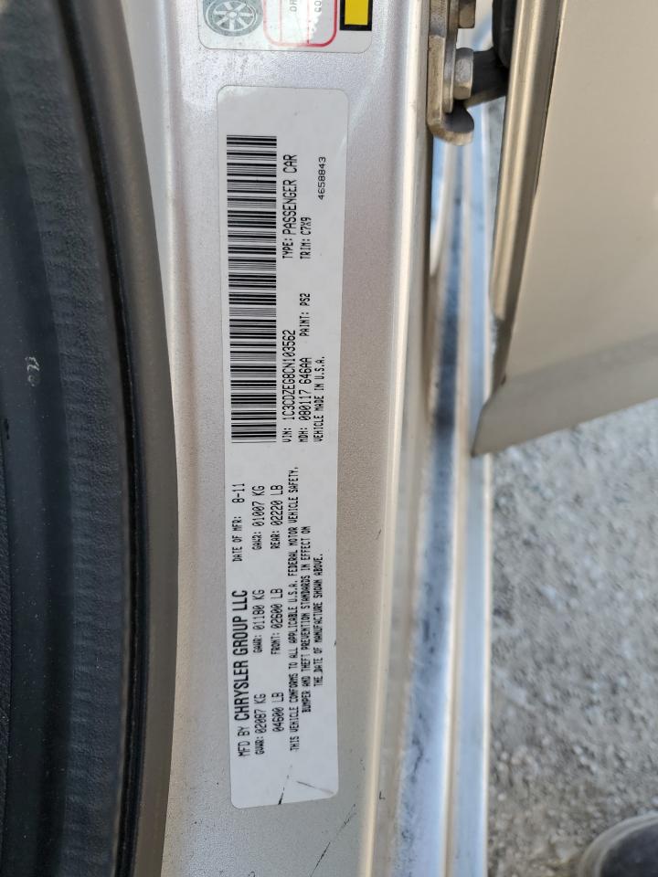 1C3CDZEG8CN103562 2012 Dodge Avenger Sxt