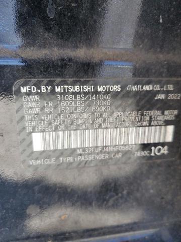 2022 MITSUBISHI MIRAGE G4 - ML32FUFJ4NHF05827