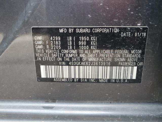 2018 SUBARU IMPREZA SP - 4S3GKAK62J3613916