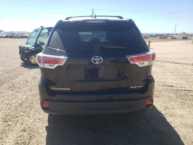 2015 Toyota Highlander Xle VIN: 5TDJKRFH9FS223191 Lot: 62864844