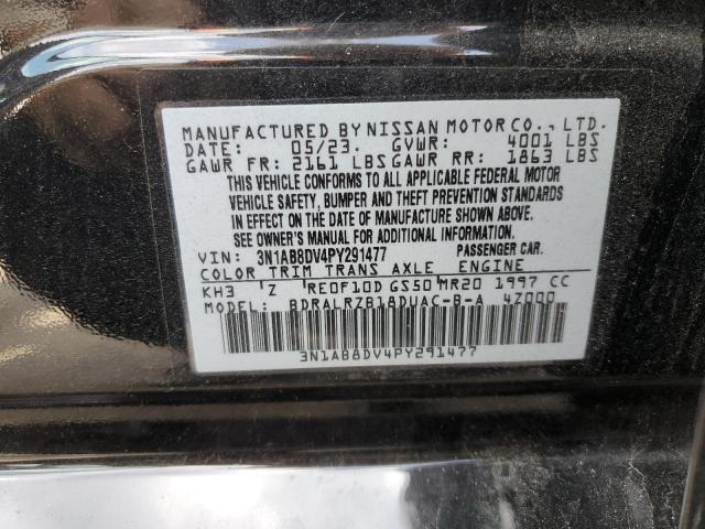 2023 Nissan Sentra Sr VIN: 3N1AB8DV4PY291477 Lot: 62325864
