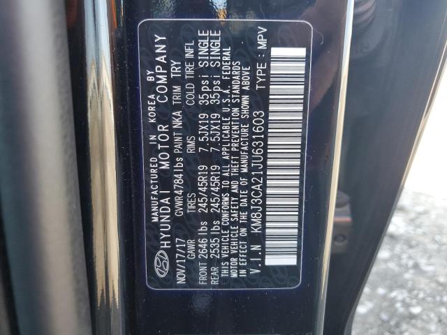 2018 HYUNDAI TUCSON VAL - KM8J3CA21JU631603