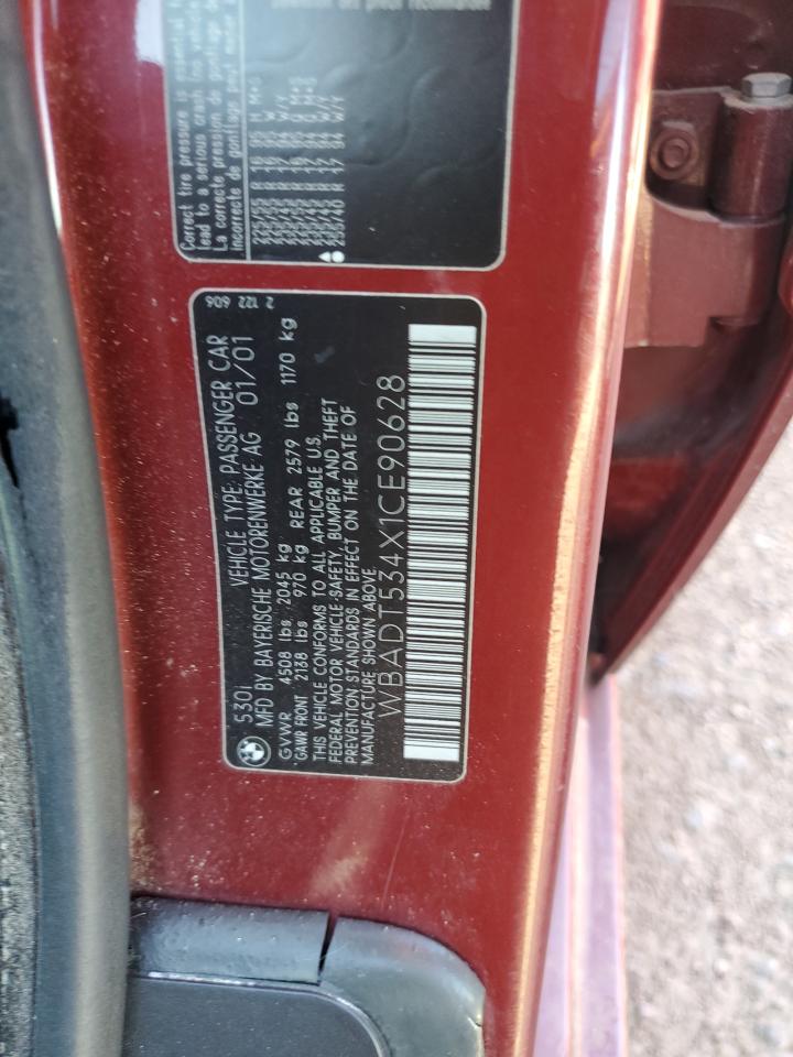 WBADT534X1CE90628 2001 BMW 530 I