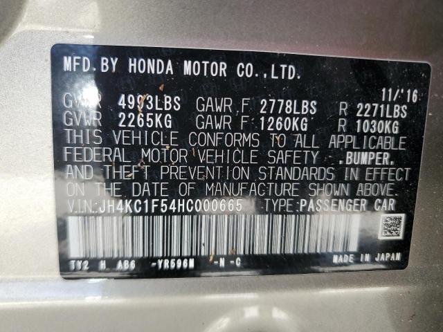 2017 ACURA RLX TECH - JH4KC1F54HC000665