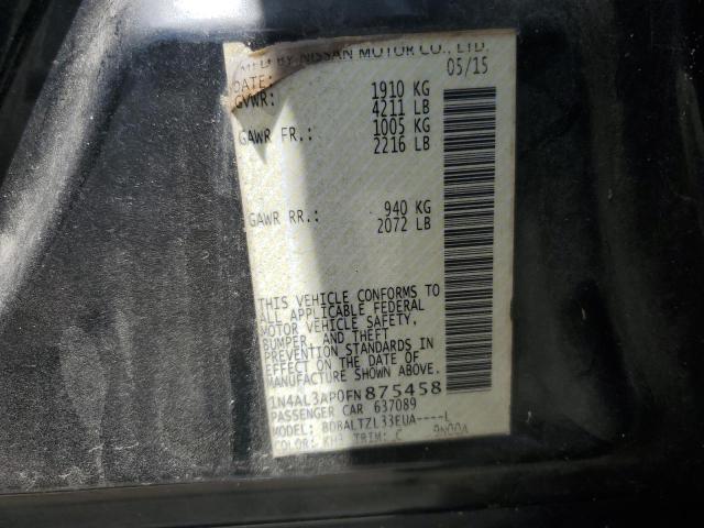 2015 NISSAN ALTIMA 2.5 - 1N4AL3AP0FN875458