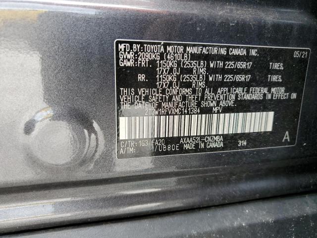 2021 Toyota Rav4 Xle VIN: 2T3W1RFVXMC141384 Lot: 60684854