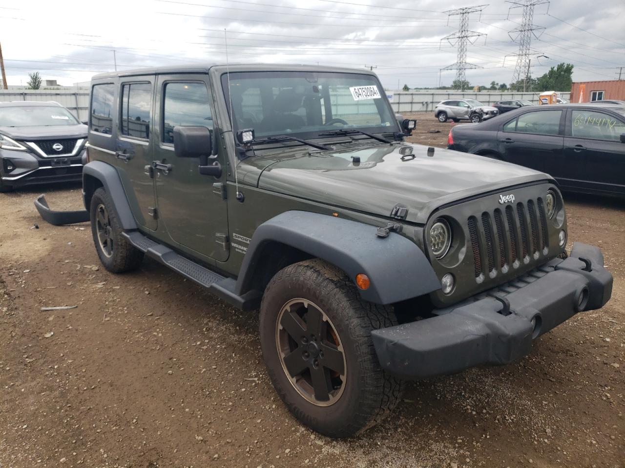 Lot #2766269436 2015 JEEP WRANGLER U