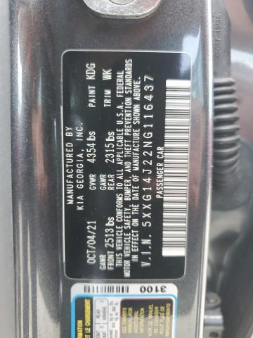 2022 KIA K5 LXS - 5XXG14J22NG116437