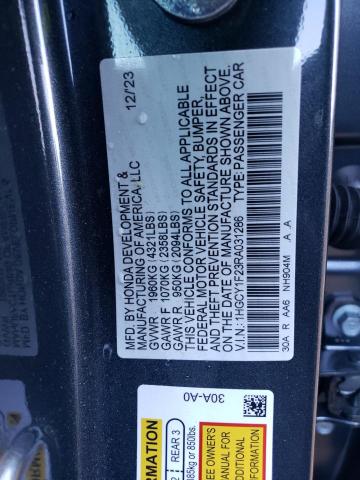 VIN 1HGCY1F23RA031286 2024 Honda Accord, LX no.12