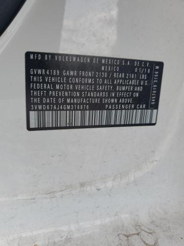 2016 VOLKSWAGEN JETTA SE - 3VWD67AJ4GM316876