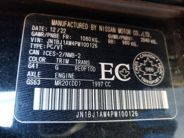 2023 NISSAN QASHQAI S JN1BJ1AW4PW100126