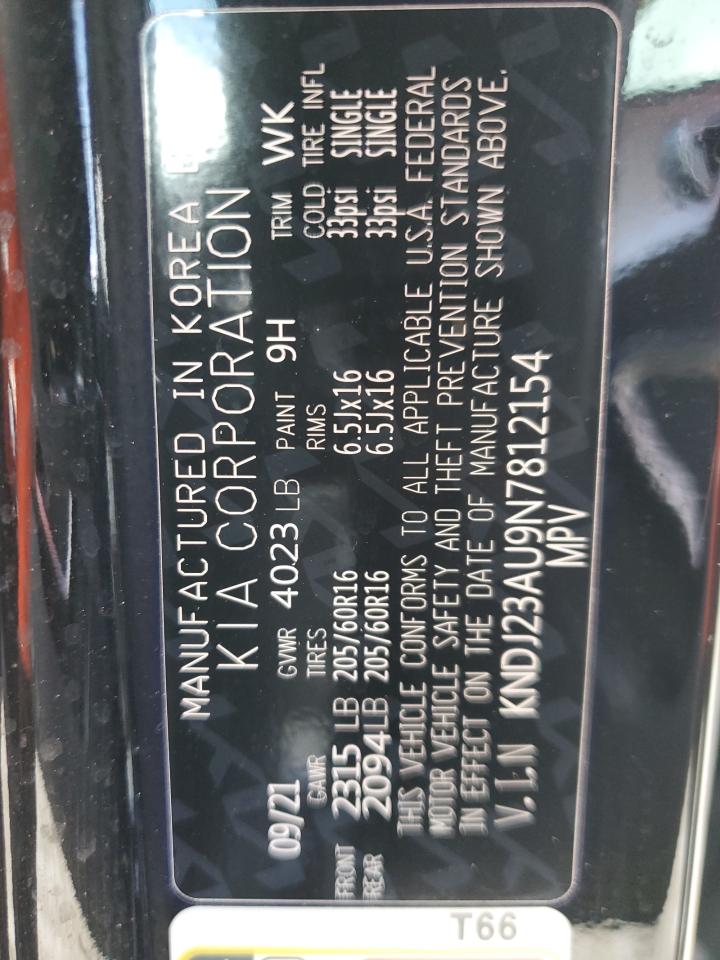 KNDJ23AU9N7812154 2022 Kia Soul Lx