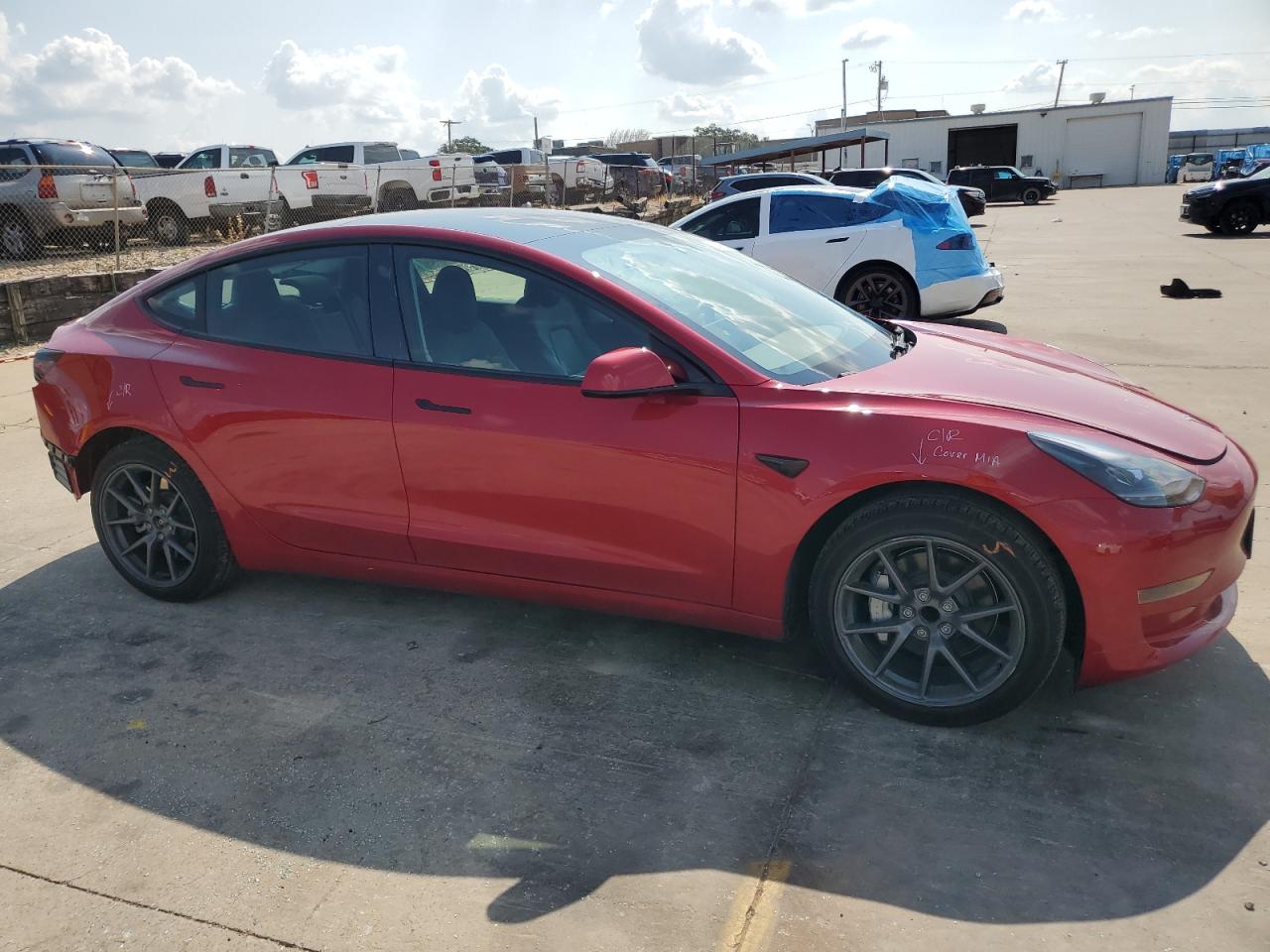 Lot #2953005600 2023 TESLA MODEL 3