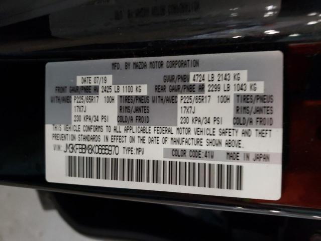 2019 MAZDA CX-5 SPORT - JM3KFBBM8K0665970