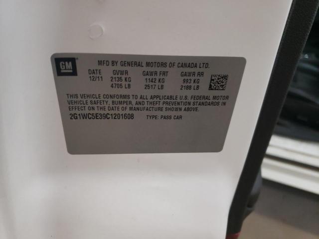 2012 Chevrolet Impala Ltz VIN: 2G1WC5E39C1201608 Lot: 62271574