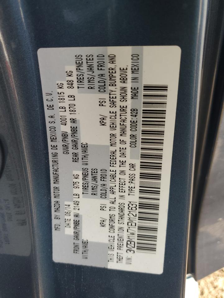 3MZBM1W71EM121631 2014 Mazda 3 Grand Touring