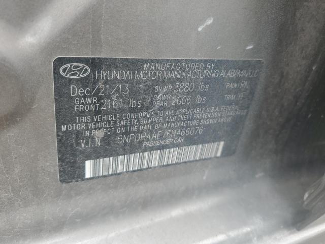 VIN 5NPDH4AE7EH466076 2014 Hyundai Elantra, SE no.13