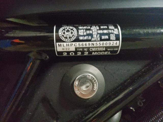 2022 HONDA CMX500 A - MLHPC5669N5500924