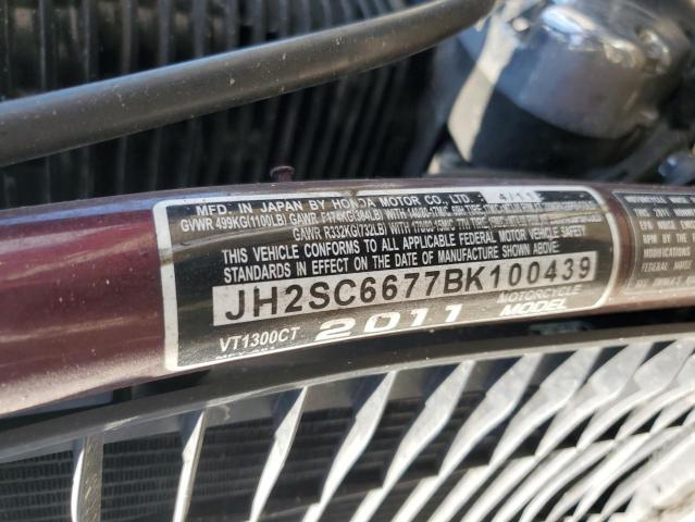 2011 HONDA VT1300 CT JH2SC6677BK100439