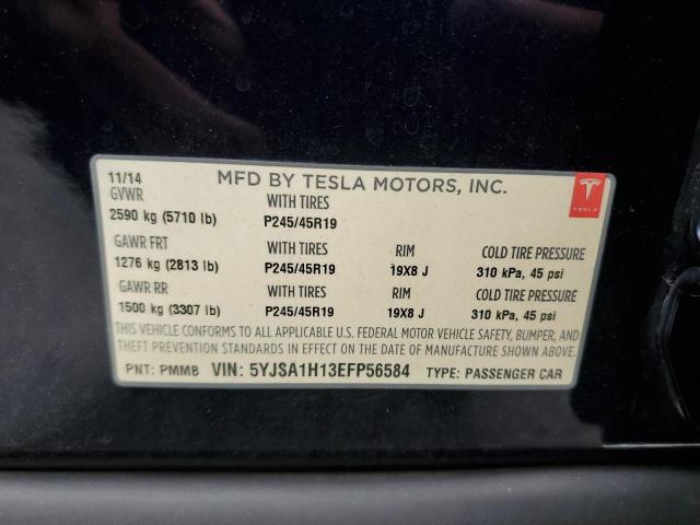 VIN 5YJSA1H13EFP56584 2014 Tesla MODEL S no.12