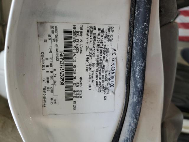 2006 Ford Taurus Se VIN: 1FAFP53226A253958 Lot: 61225004