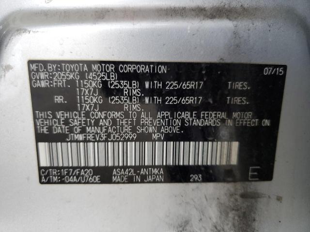 2015 TOYOTA RAV4 XLE - JTMWFREV3FJ052999