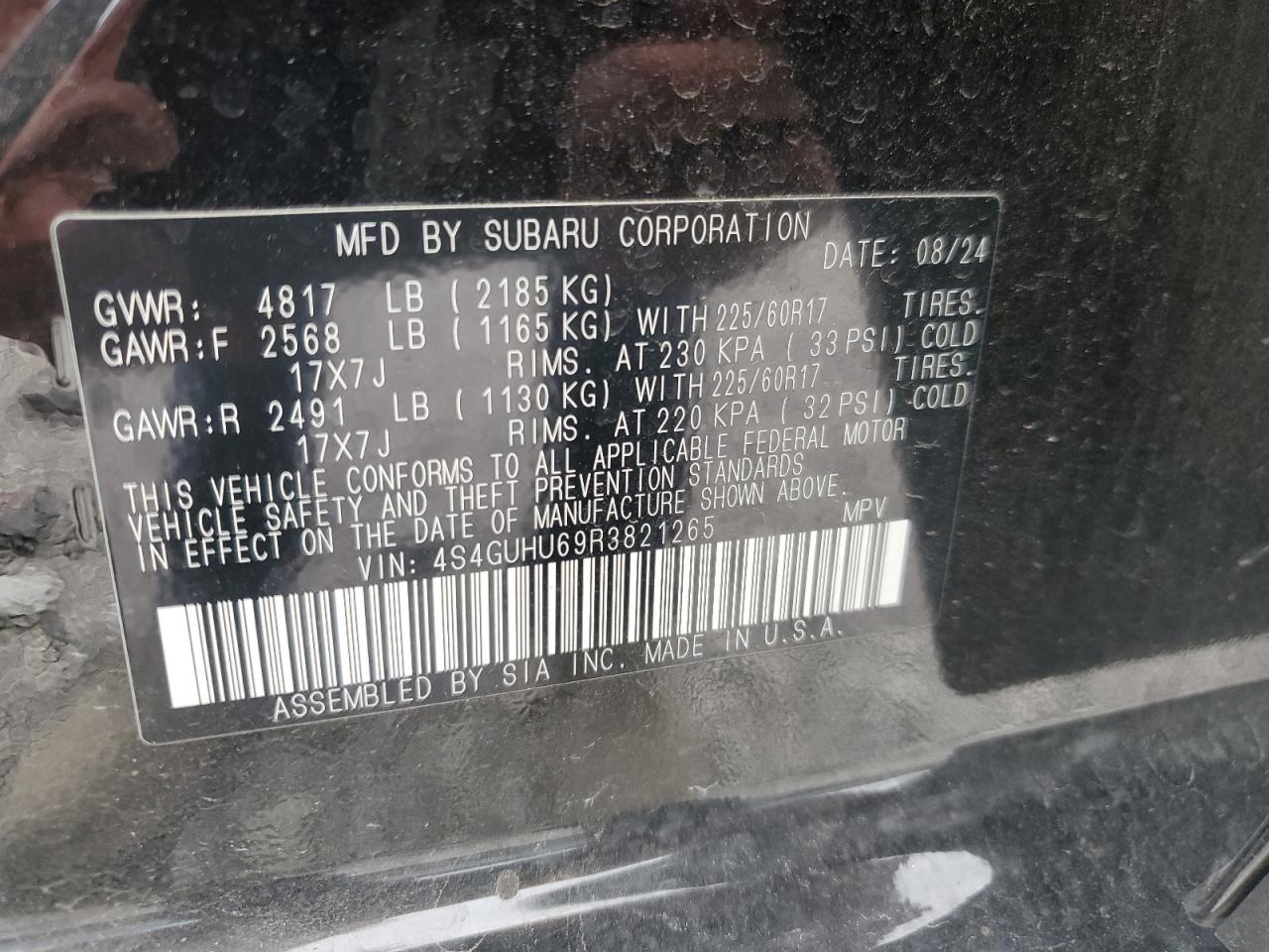 SUBARU CROSSTREK WILDERNESS