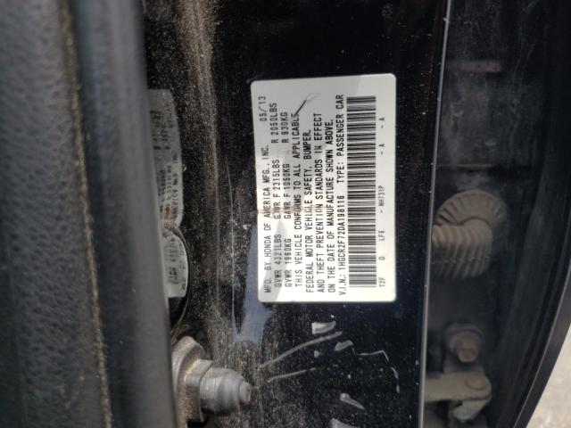 2013 HONDA ACCORD EX - 1HGCR2F72DA198116
