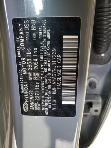 2022 HYUNDAI ELANTRA SE - KMHLM4AG7NU317239