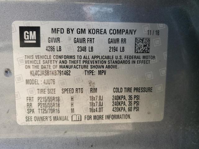 2019 BUICK ENCORE PRE KL4CJASB1KB791462