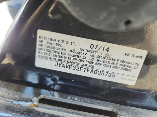 2015 YAMAHA XVS1300 CT JYAVP32E1FA005735