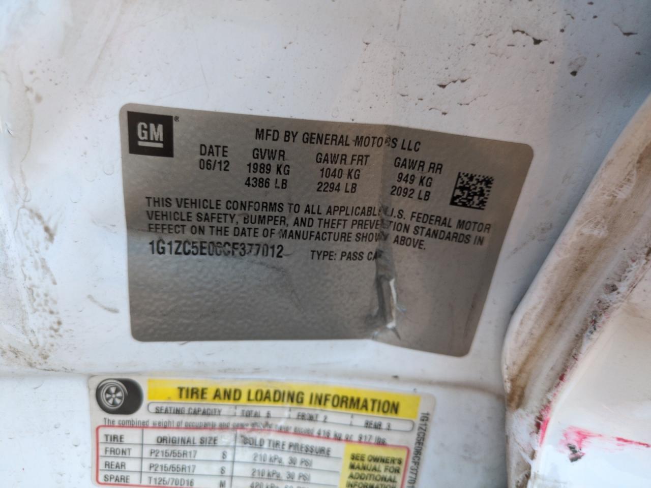 CHEVROLET MALIBU 1LT