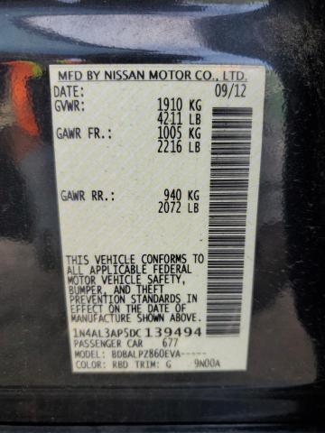 2013 NISSAN ALTIMA 2.5 - 1N4AL3AP5DC139494