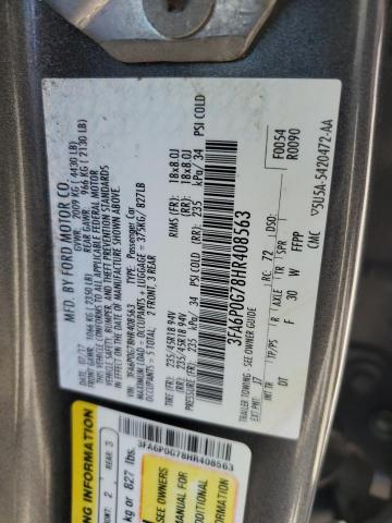 2017 FORD FUSION S 3FA6P0G78HR408563
