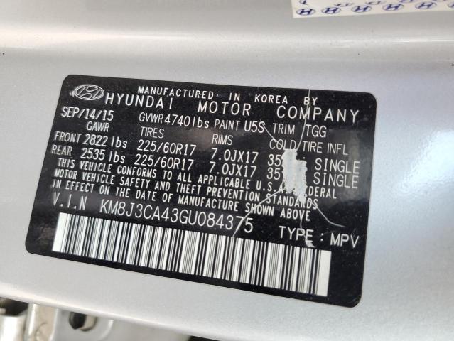 2016 HYUNDAI TUCSON LIM #3263639702